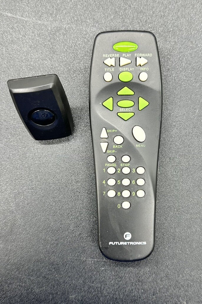 Futuretronics Xbox Original DVD Remote + Wireless Receiver MISSING BATTERY COVER
