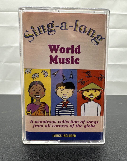Sing-a-long World Music Cassette Tape In Good Condition 7881
