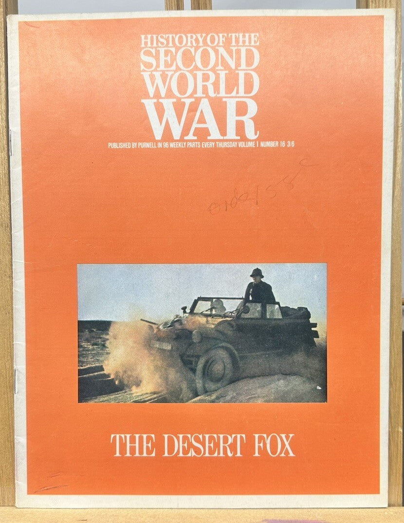 History Of The Second World War II VOL. 1 NO. 16 Magazine In Good Condition