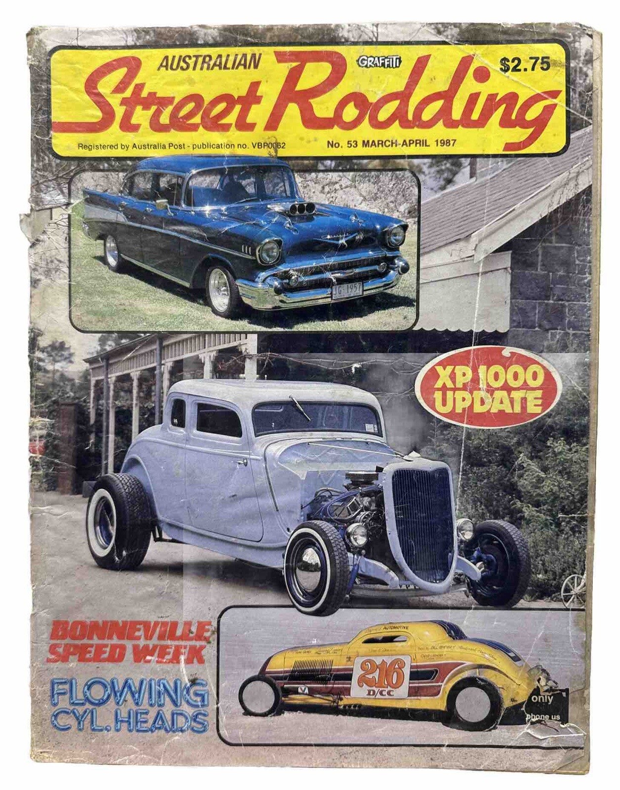 Australian Street Rodding No.53 March-April 1987  Magazine - In Ok Condition