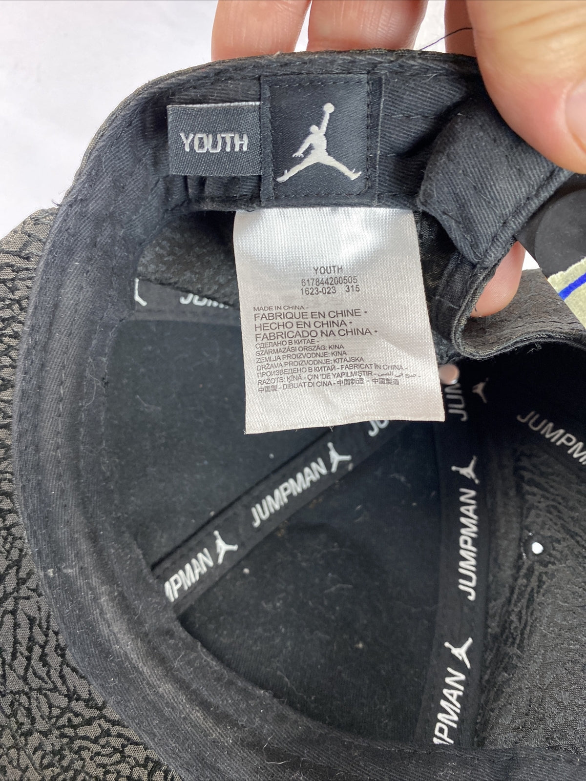 F483 Micheal Jordan Cap / Hat In Good Condition Size Youth Adjustable Sizing