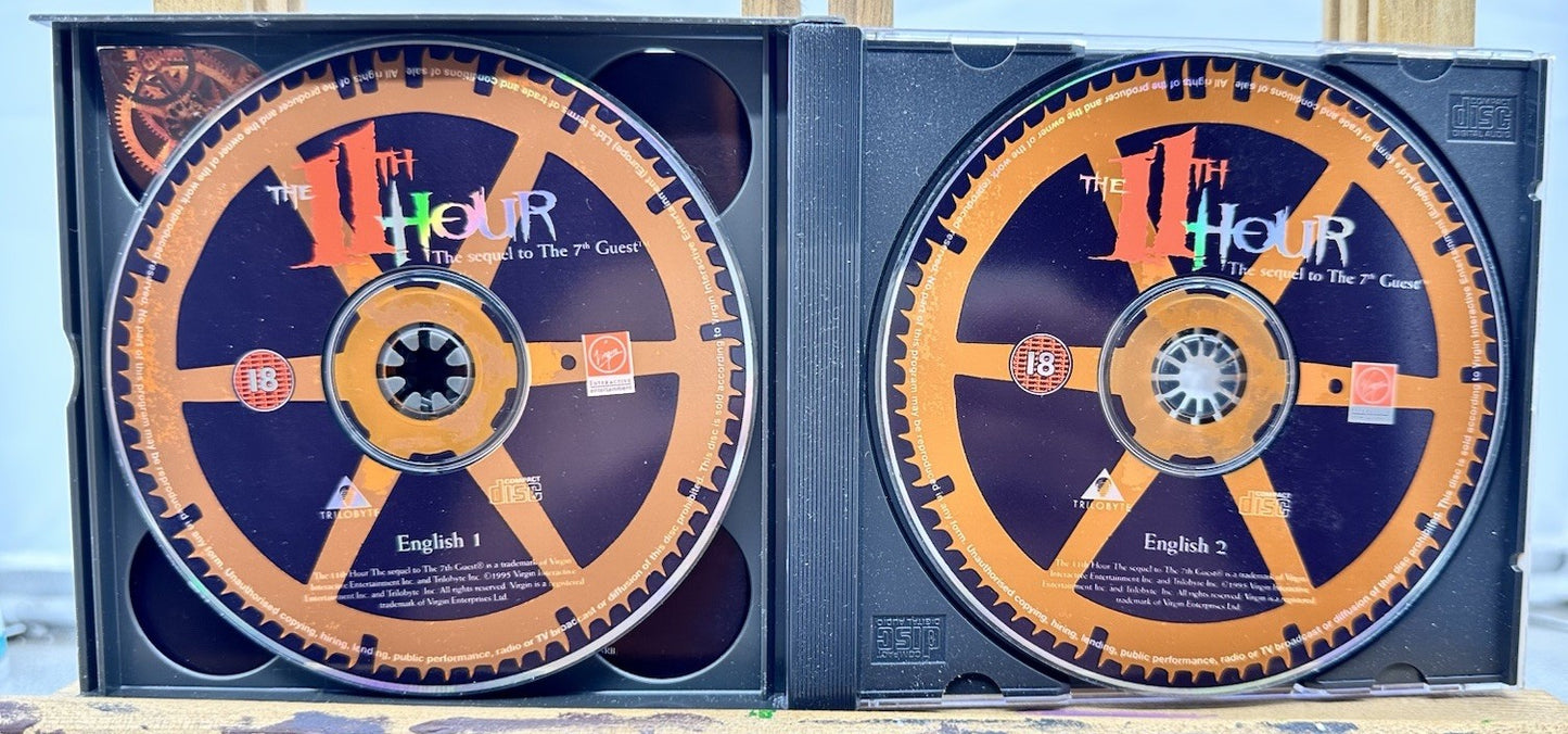 THE 11th HOUR PC CD-ROM GAME 1995 - In Good Condition 8660