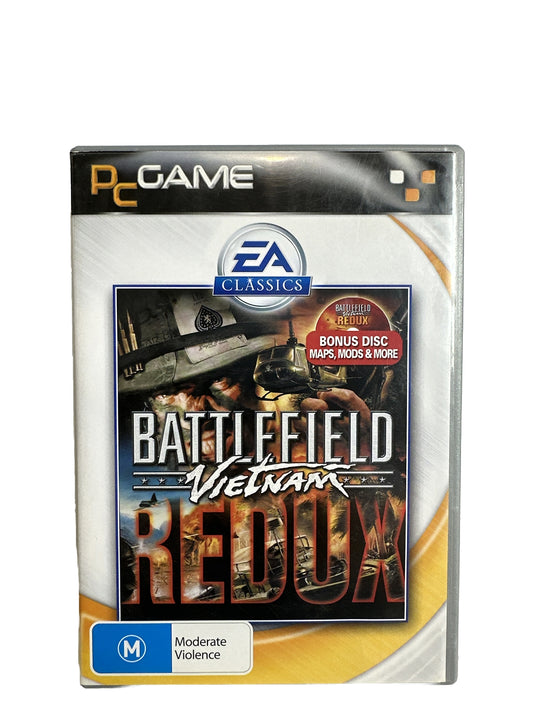 Battlefield Vietnam Redux - PC complete Game In Good Condition - 5047