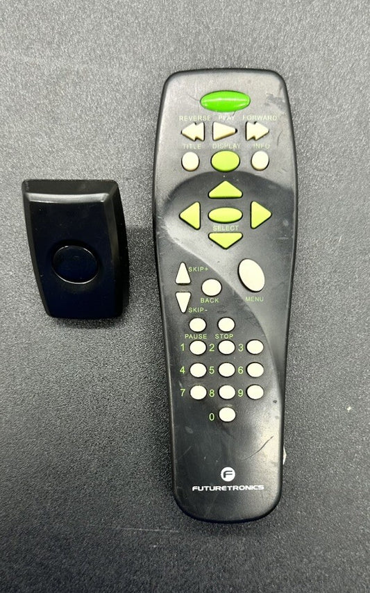 Futuretronics Xbox Original DVD Remote + Wireless Receiver DAMAGED BATTERY COVER
