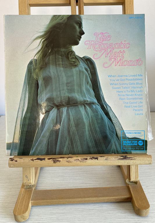 The Romantic - Matt Monro Vintage Vinyl Record In Good Condition 3373