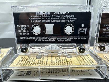 Marie-Jose' Volume 1 to 5 Cassette Tape In Good Condition 6668