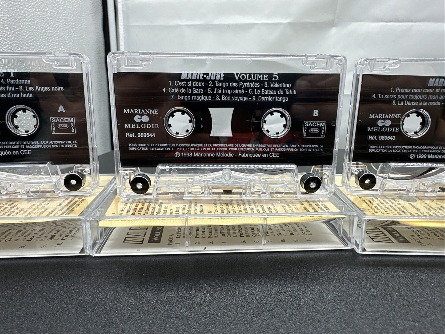 Marie-Jose' Volume 1 to 5 Cassette Tape In Good Condition 6668
