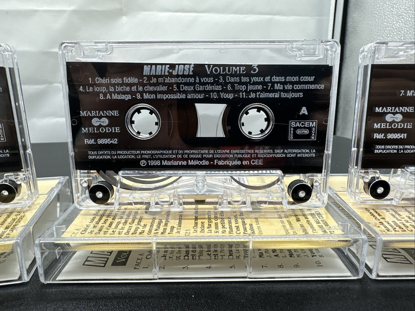 Marie-Jose' Volume 1 to 5 Cassette Tape In Good Condition 6668
