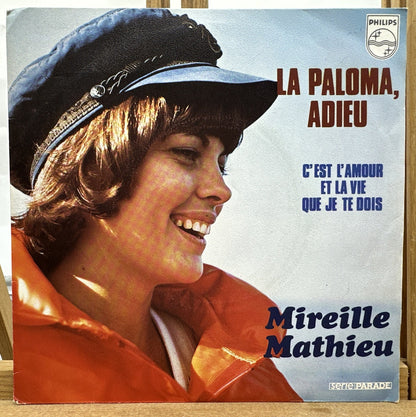 La Paloma Adieu Mireille Mathieu 7” Record In Good Condition 7915