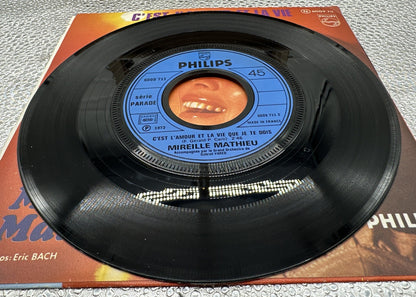 La Paloma Adieu Mireille Mathieu 7” Record In Good Condition 7915