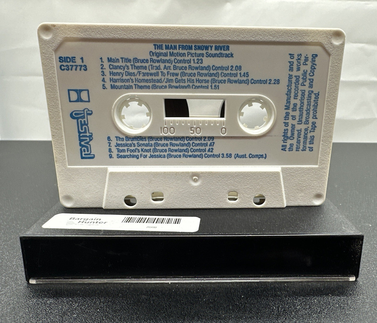 The Man From Snowy River Soundtrack Cassette Tape In OK Condition 7668