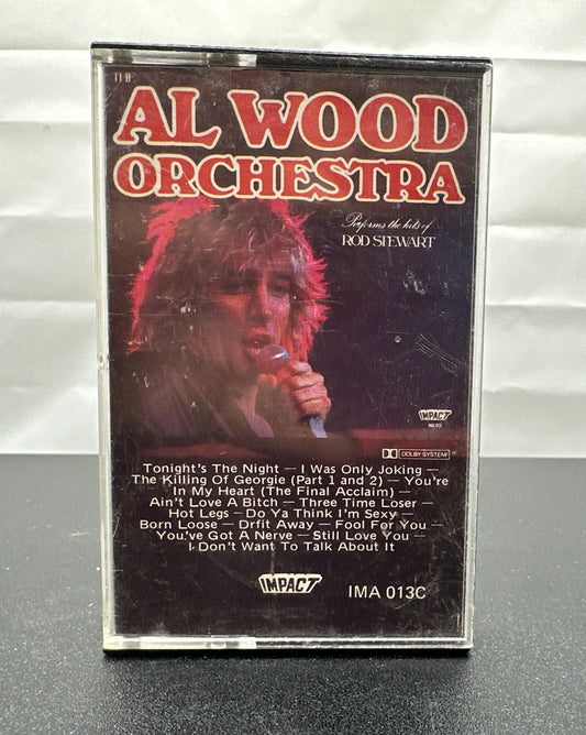 The Al Wood Orchestra Presents The Hits Of Rod Stewart Cassette Tape In GC 7771