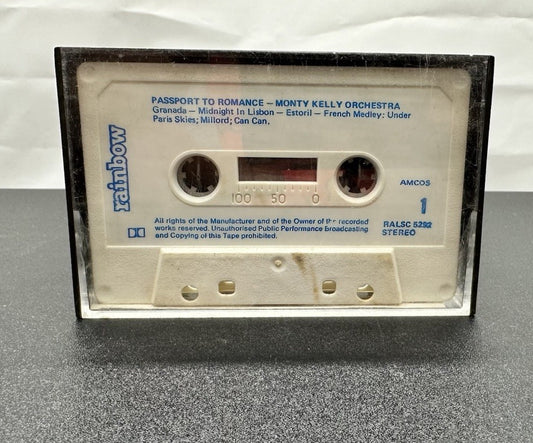 Passport To Romance : Monty Kelly Cassette Tape In OK Condition 8095