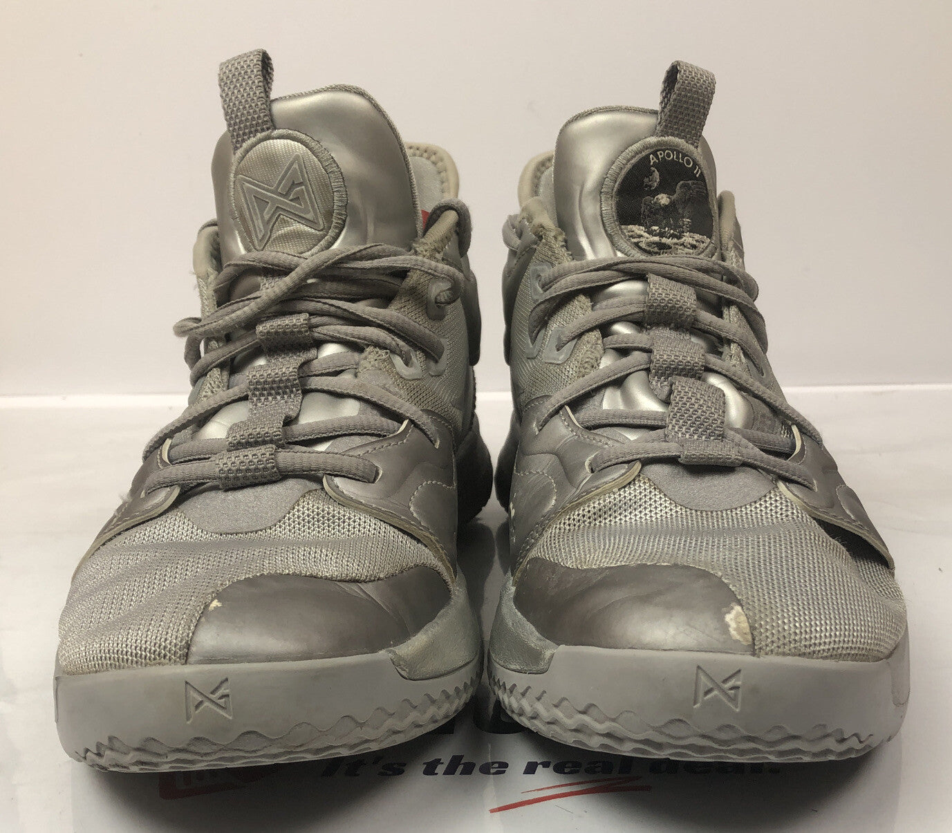 F297 Nike Men's Paul George 3 NASA 50th Anniversary Basketball Shoes US 8 UK 7
