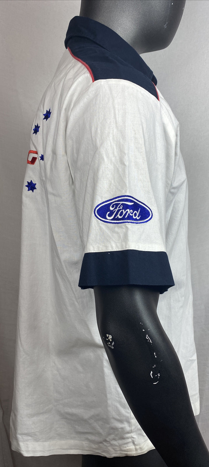 Ford Embroidered Short Sleeve Shirt Size XL In Good Condition F273