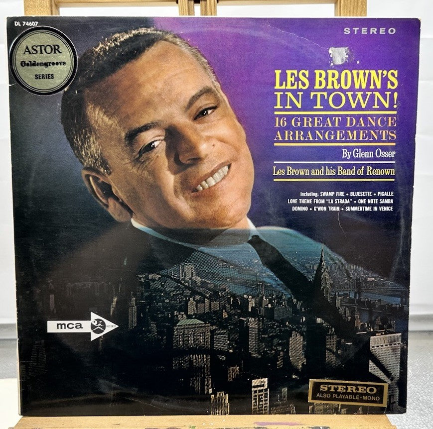 Les Brown's In Town! 16 Great Dance Arrangements Record In Good Condition 6815