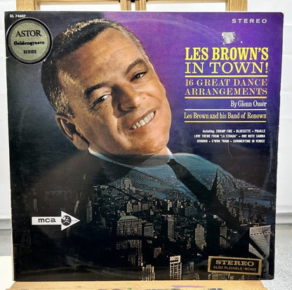 Les Brown's In Town! 16 Great Dance Arrangements Record In Good Condition 6815