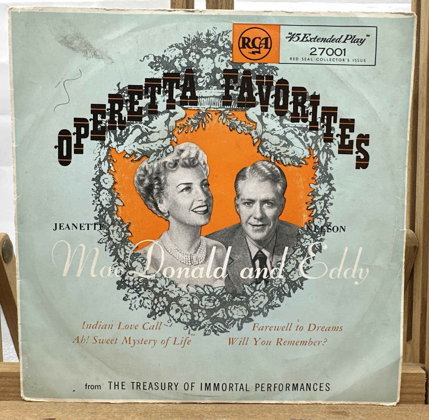 Operetta Favourites Jeanette Macdonald And Eddy 7” Record In Good Condition 7886