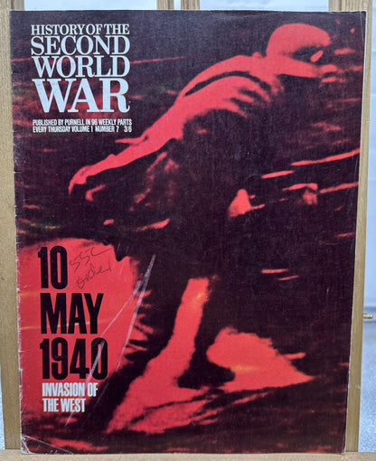 History Of The Second World War II VOL. 1 NO. 7 Magazine In Good Condition