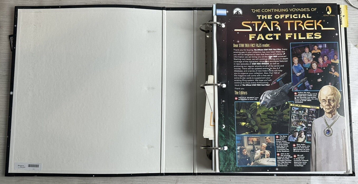 The Official Star Trek Fact Files - Section 1 - Files 1 to 2  - In GC - 5614