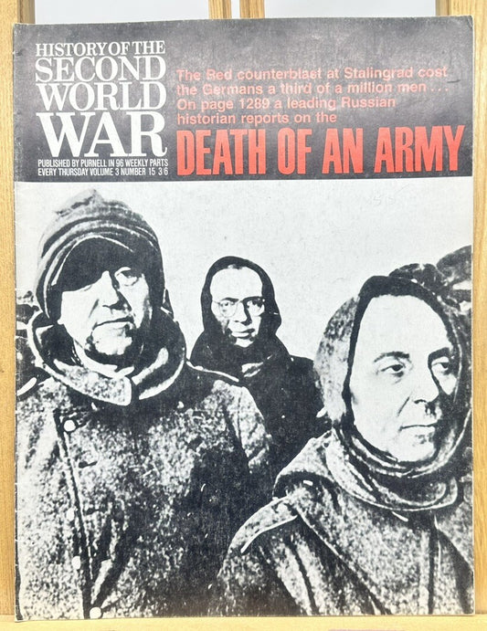 History Of The Second World War II VOL. 3 NO. 15 Magazine In Good Condition