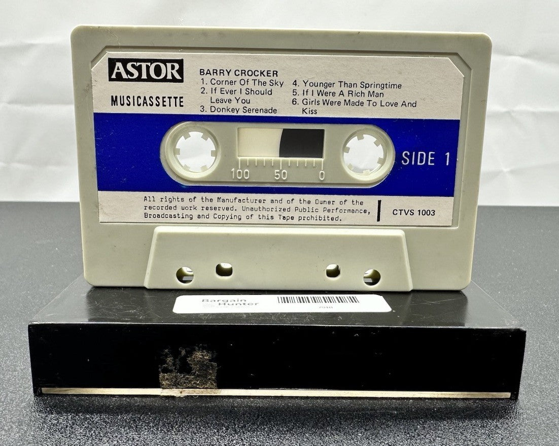 Barry Crocker Cassette Tape In OK Condition 7940