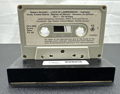 Opera For All Donizetti Lucia Di Lammermoor Cassette Tape In OK Condition 7791
