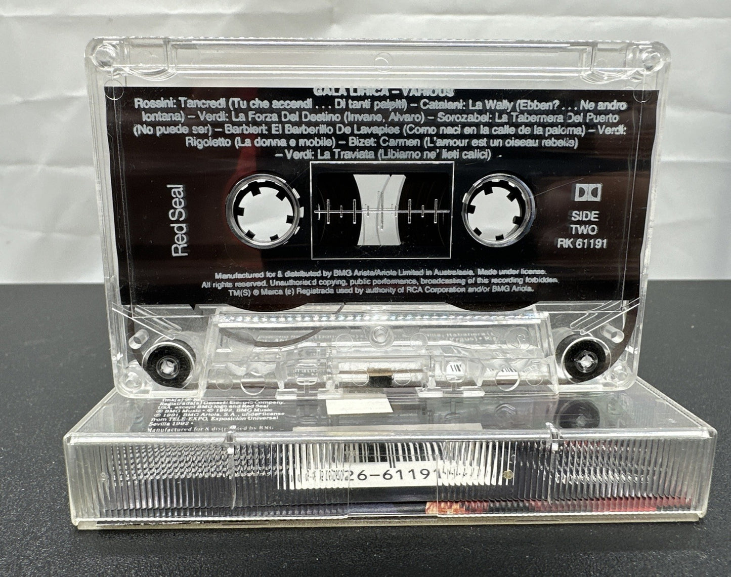 Gala Lirica Cassette Tape In Good Condition 7825