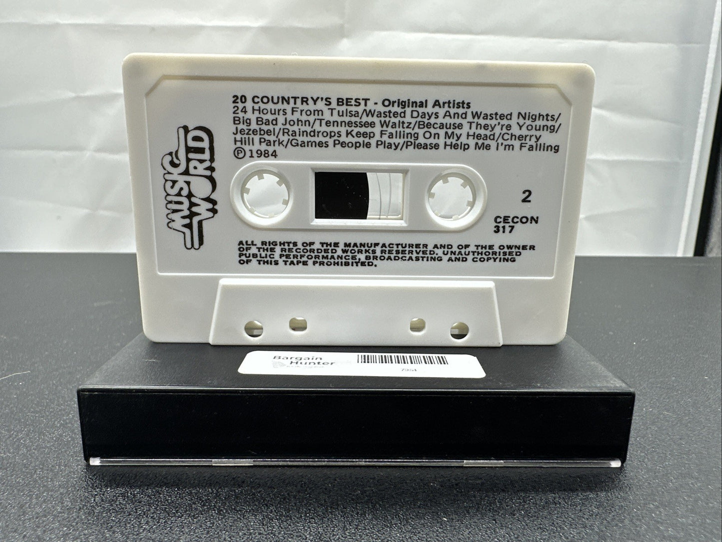 20 Country's Best Original Artists Cassette Tape In Good Condition 7954