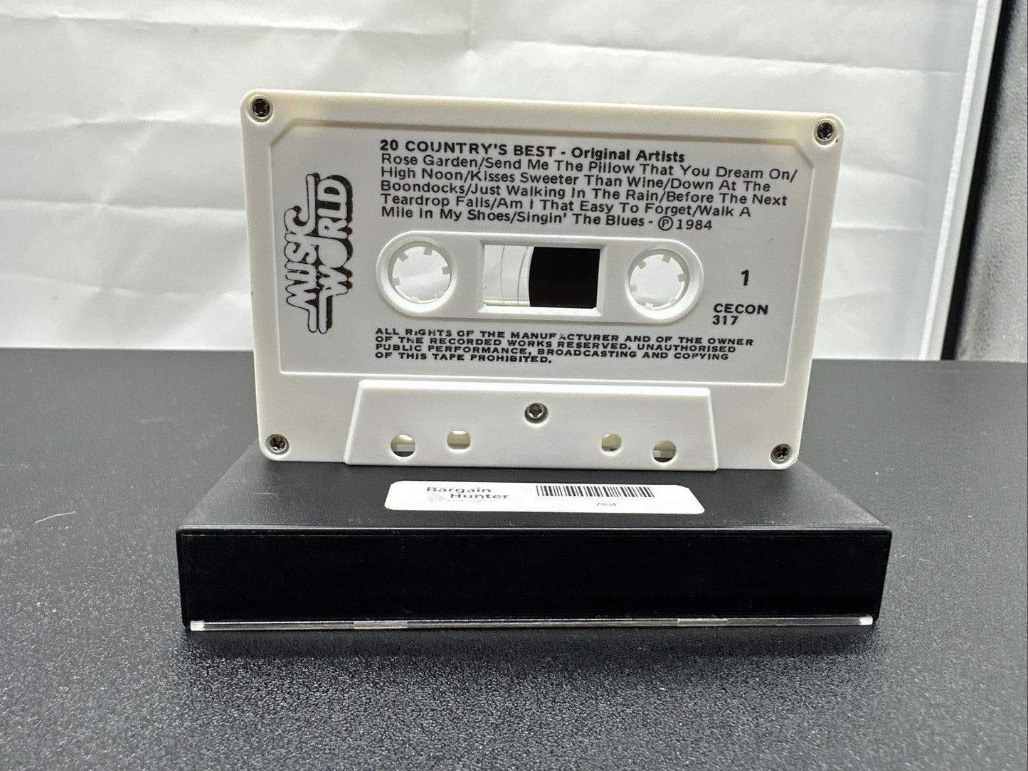 20 Country's Best Original Artists Cassette Tape In Good Condition 7954