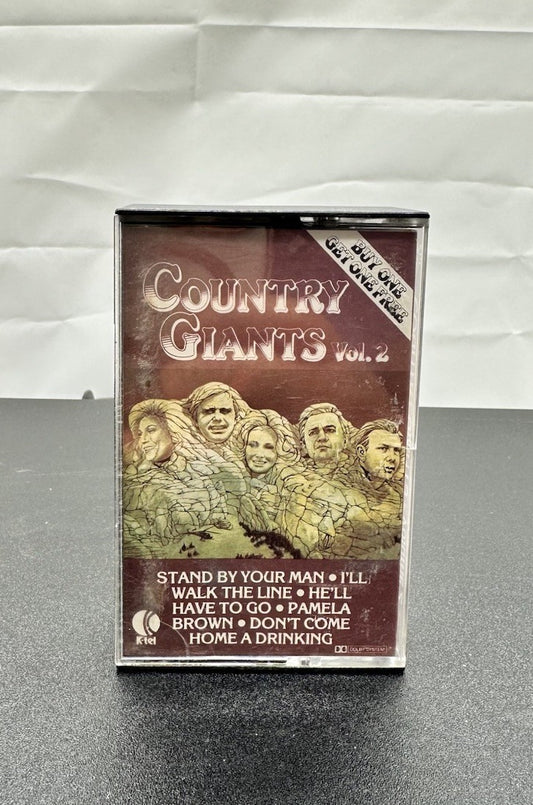 Country Giants Volume 1 and 2 Cassette Tape In Good Condition 7592