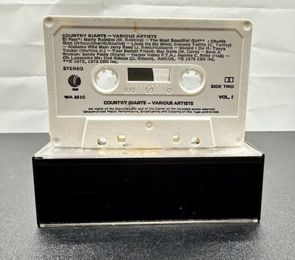 Country Giants Volume 1 and 2 Cassette Tape In Good Condition 7592
