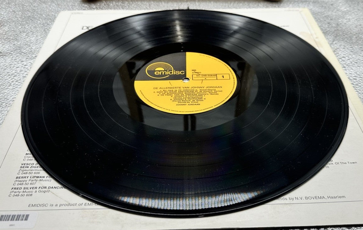 De Allerbeste Van - Johnny Jordaan Record In Good Condition 6881