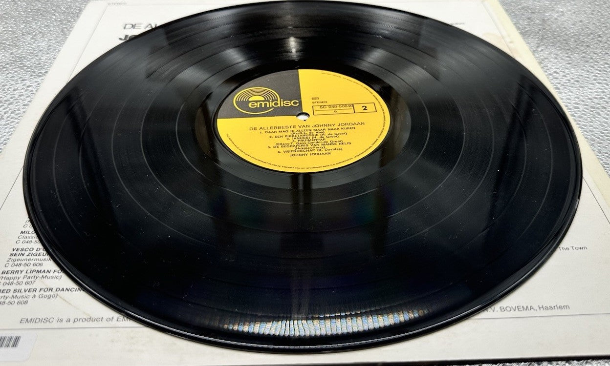 De Allerbeste Van - Johnny Jordaan Record In Good Condition 6881