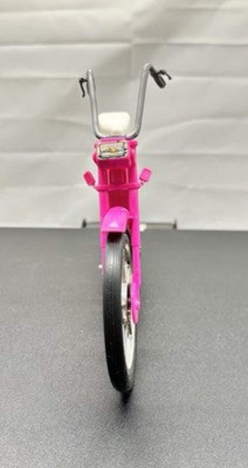 1983 Mattel Barbie Hot Pink Moped Scooter Motor Bike Bicycle Incomplete 9116