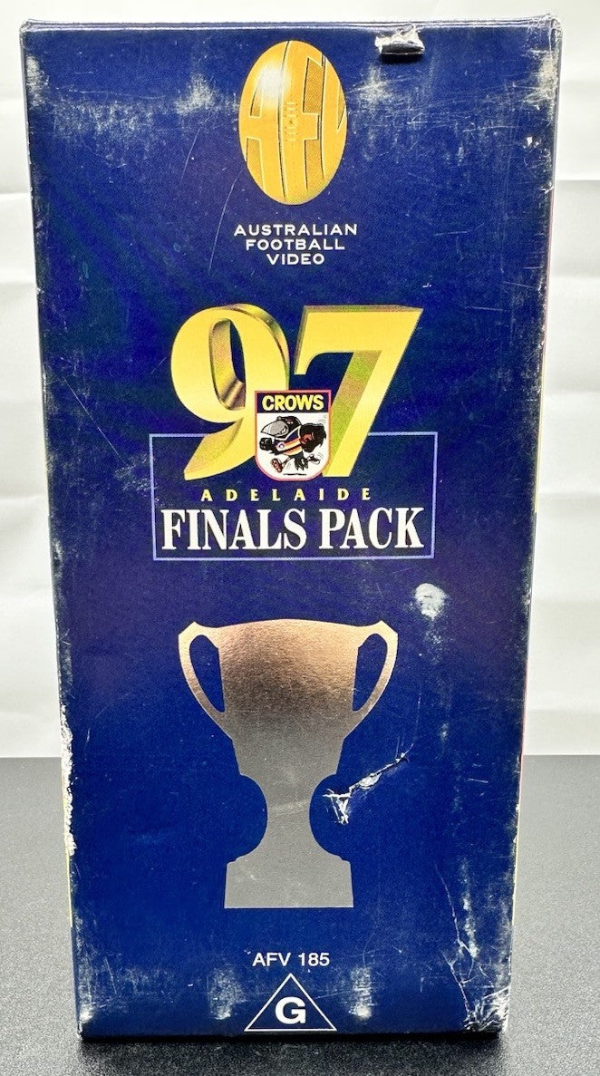 Adelaide Crows 1997 Finals Pack 3 VHS Box Set In Good Condition - 8614