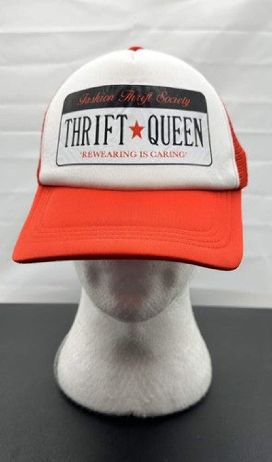 Fashion Thrift Society Thrift Queen Hat / Cap Adjustable Adult Sizing