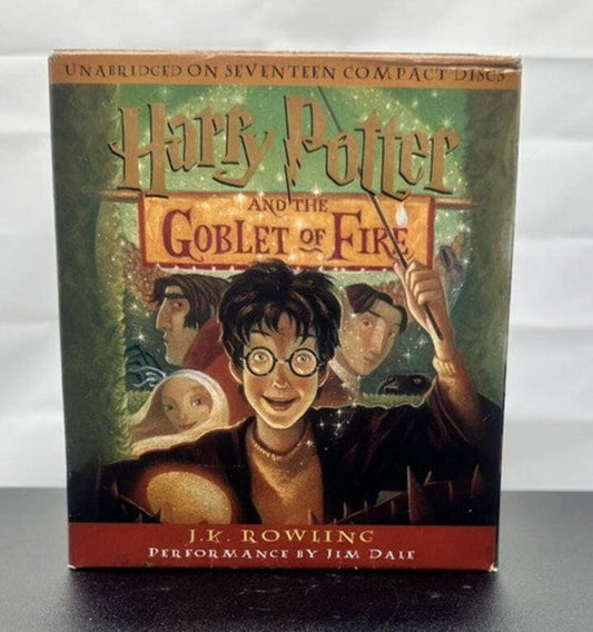 Harry Potter and the Goblet of Fire J. K. Rowling 17 CD Unabridged Audiobook8570