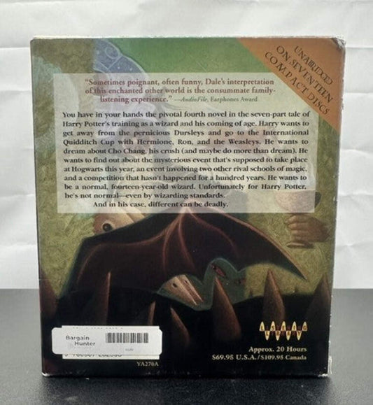 Harry Potter and the Goblet of Fire J. K. Rowling 17 CD Unabridged Audiobook8570