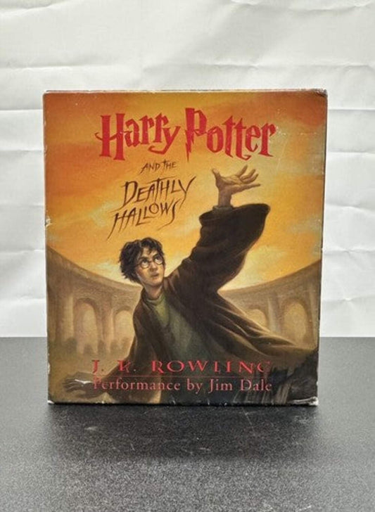 Harry Potter and the Deathly Hallows 17-Disc CD AUDIOBOOK In OK Condition 8571