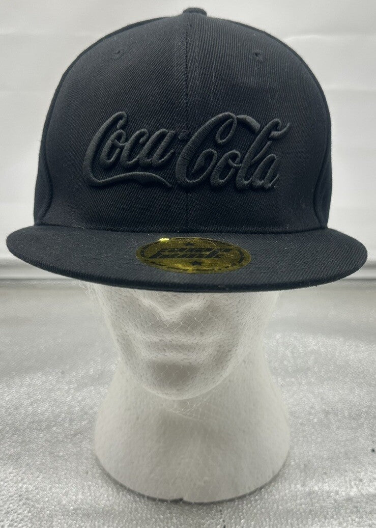 Coca Cola Mens Womens Unsex Black Adjustable Trucker Cap Hat In Good Cond 8131