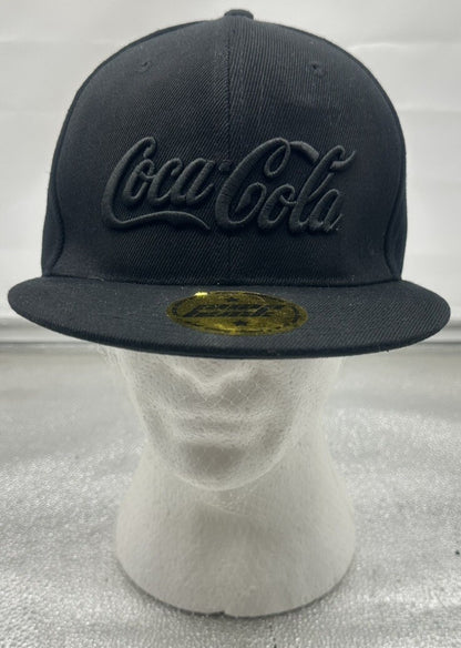 Coca Cola Mens Womens Unsex Black Adjustable Trucker Cap Hat In Good Cond 8131