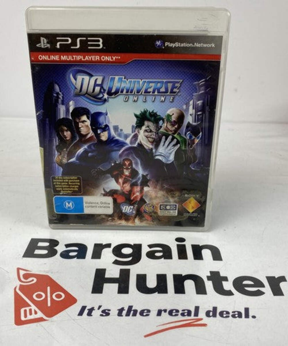 3401 DC Universe Online PAL Playstation 3/PS3 InComplete