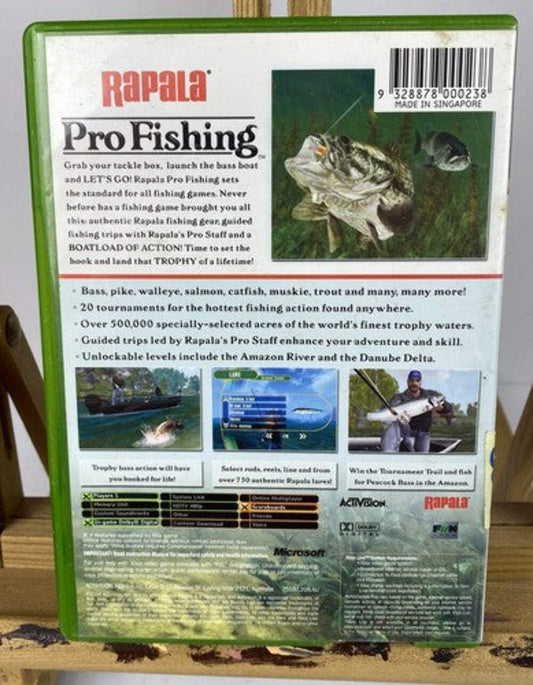 3370 Rapala Pro Fishing PAL Xbox Original Complete Game