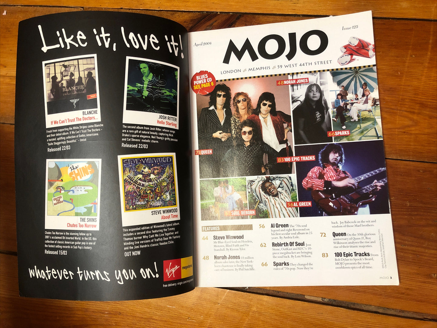Mojo 125 April 2004 In Good Vintage Condition Magazine