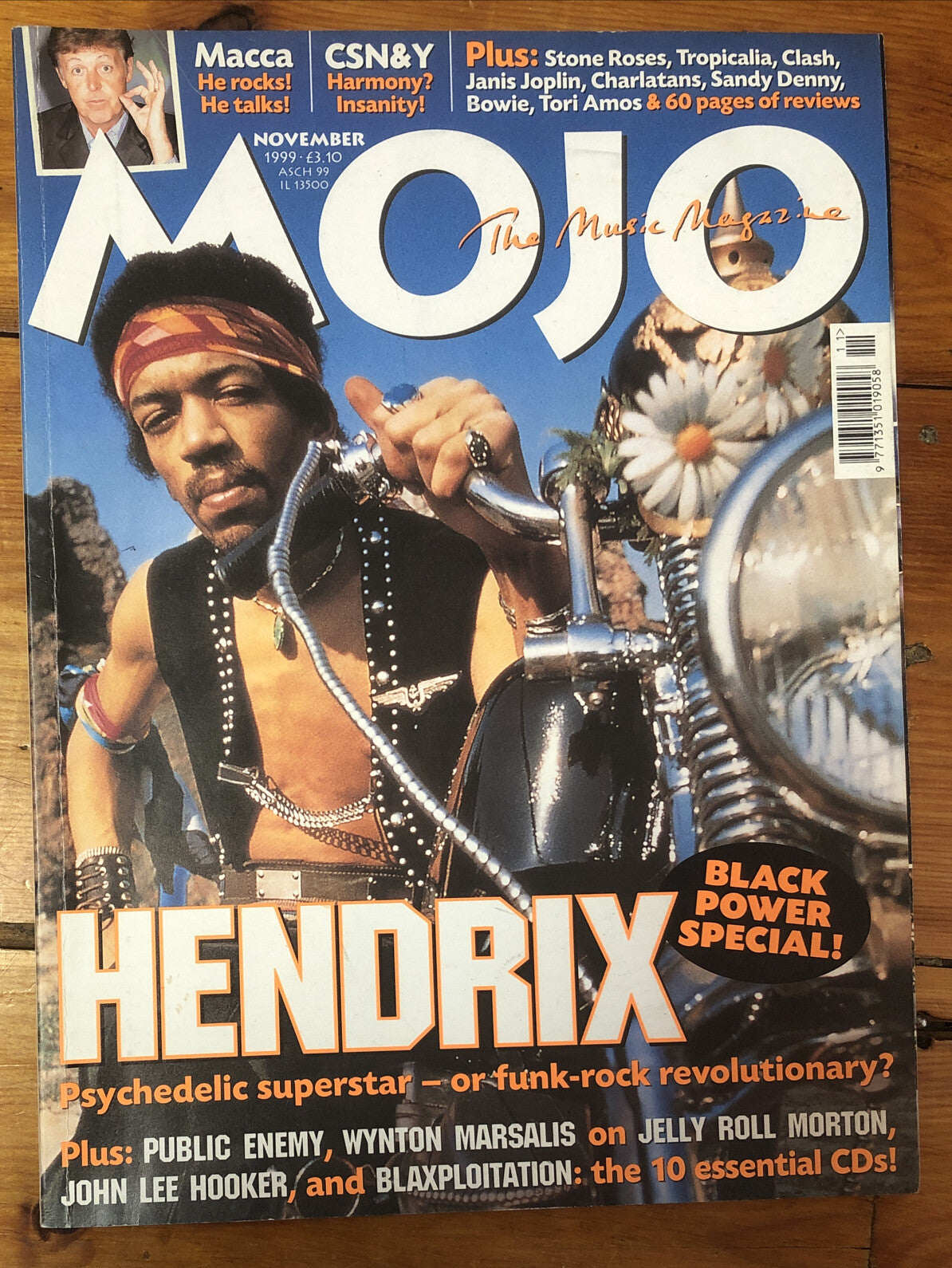 Mojo 72 November 1999 In Good Vintage Condition Magazine