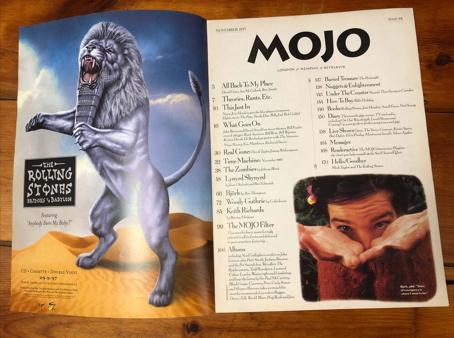 Mojo 48 November 1997 In Good Vintage Condition Magazine