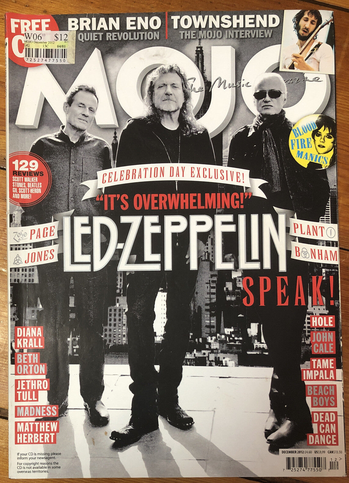 Mojo 229 December 2012 In Good Vintage Condition Magazine