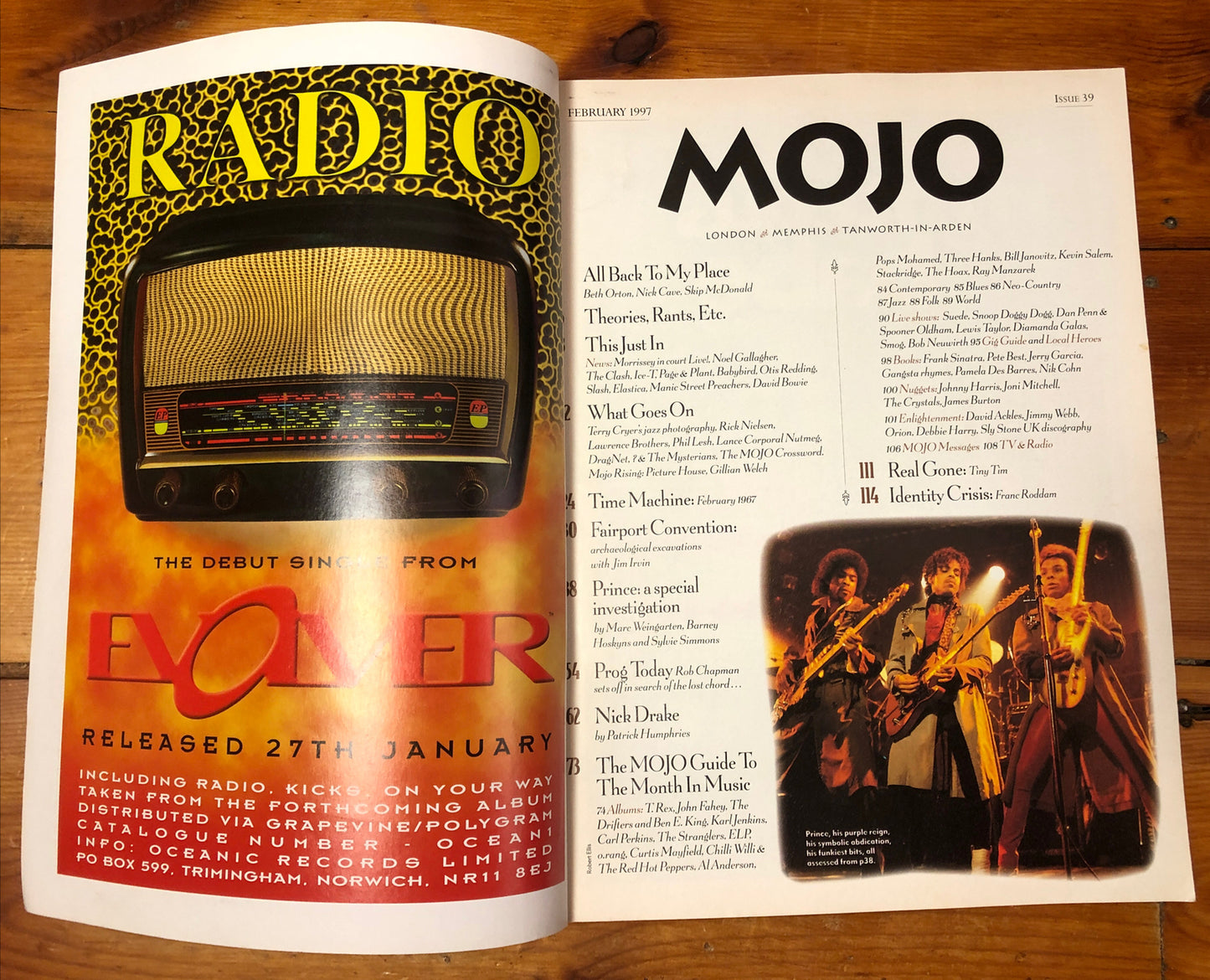 Mojo 39 February 1997 In Good Vintage Condition Magazine