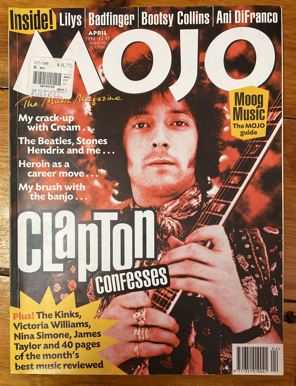Mojo 53 April 1998 In Good Vintage Condition Magazine